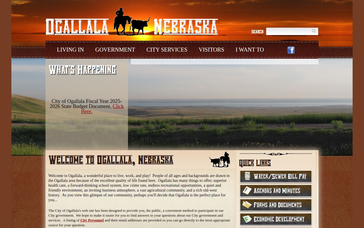 Keith County Ogallala public records source screenshot